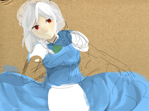 한번더 중셉 : 엄마때문에 스케치판 ,sketchpan