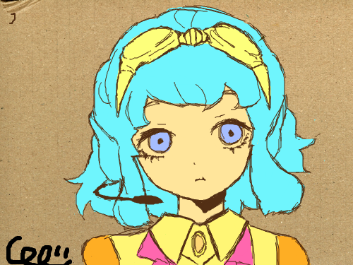 메구포이드 : 메구포이드 스케치판 ,sketchpan