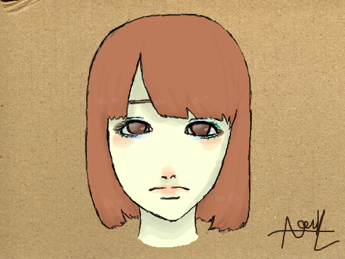 끄앙끄앙 : 섬세한 눈화장이뽀인트임 ㅋㅋㅋ 스케치판 ,sketchpan