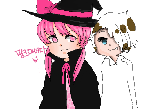 할로윈이어그리기 : 여유가없었어ㅋㅋㅋ할로윈하나더그려야징~ 스케치판 ,sketchpan