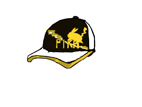 피카 : 피카 모자 스케치판 ,sketchpan