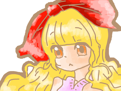 소녀 : 두번째색칠 스케치판 ,sketchpan