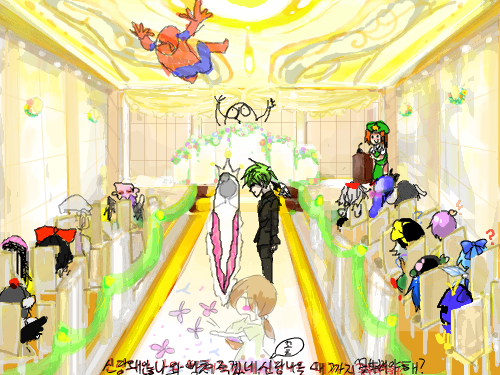 스파이더맨참석 : 출첵햇슴돠 스케치판 ,sketchpan