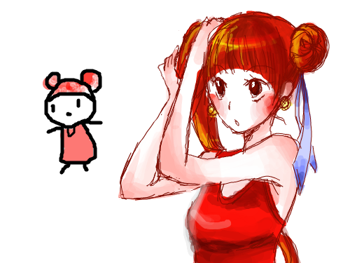 호이짜 : 이미 사람인데..? 스케치판 ,sketchpan