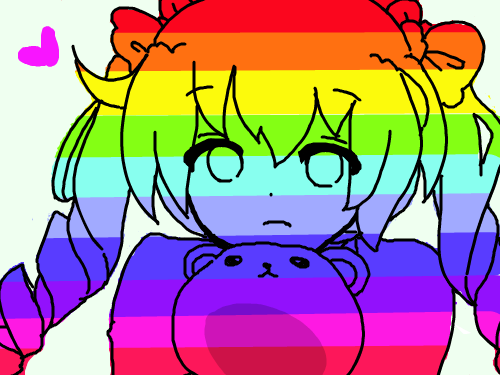 무지개 : 골잉주면 조아용.. ㅎ;; 스케치판 ,sketchpan