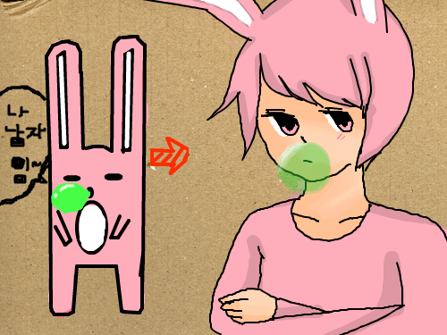 의인화끝! : 광마의비루함이란.... 스케치판 ,sketchpan