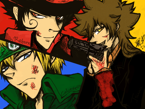 전투후... : 츠나, 리본, 코로네로의 전투 후... 스케치판 ,sketchpan