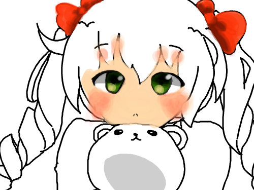 색공 중셉 \\ㅂ\\;; : 너무 귀엽게 그려주셧는데 망쳐서 죄송할뿐이에여....ㅠ 스케치판 ,sketchpan