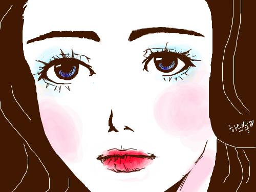 q빕비빙 : 비비비비비비샤빕비비 스케치판 ,sketchpan