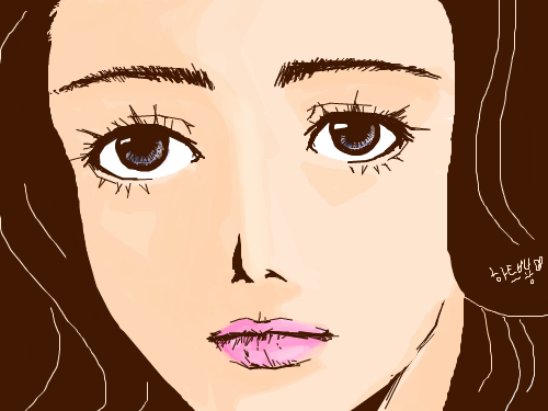 화장 : 어오옹옹,,,우우으,, 스케치판 ,sketchpan