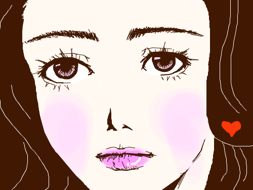 화장 : 화장했슴돠 스케치판 ,sketchpan