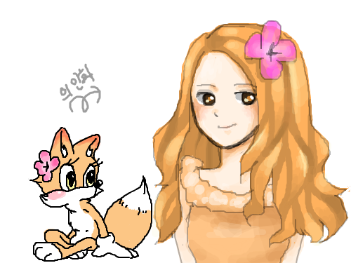 의인화 : 제가 쌍꺼풀그리면 왤케 부담스러운짘ㅋ.. 스케치판 ,sketchpan