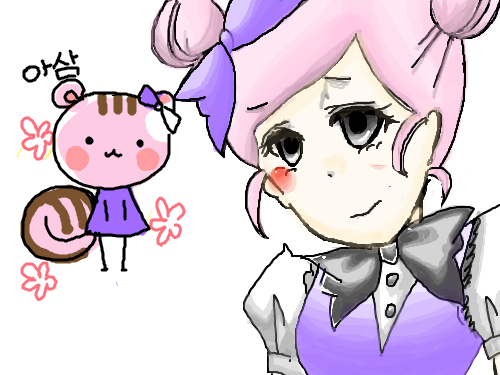 의인화 : 의인화해봤어여 스케치판 ,sketchpan