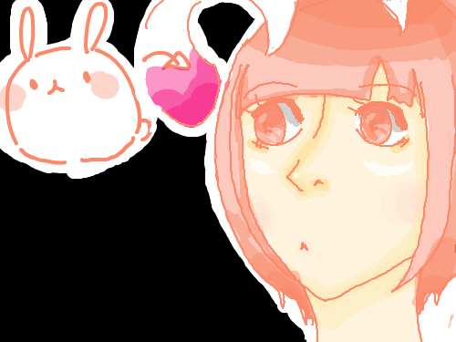 토끼 : 토끼의인화예여여여여여여~ 스케치판 ,sketchpan