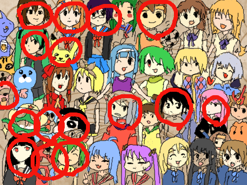 아는 캐릭터 : 저 분홍머리랑 옆에 검정머리 루이즈랑 사이토 맞나요?? ㅠㅜ 스케치판 ,sketchpan