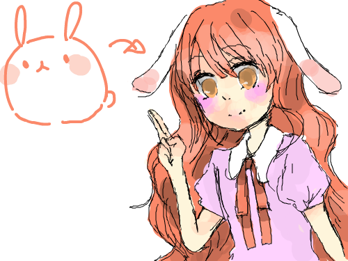 의인화 : 야심한밤...♡ 스케치판 ,sketchpan