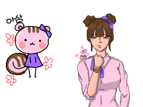 의인화 :   스케치판 ,sketchpan