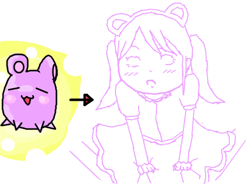 無색칠 : '3' 잠이나 자죠 ㅋ 스케치판 ,sketchpan