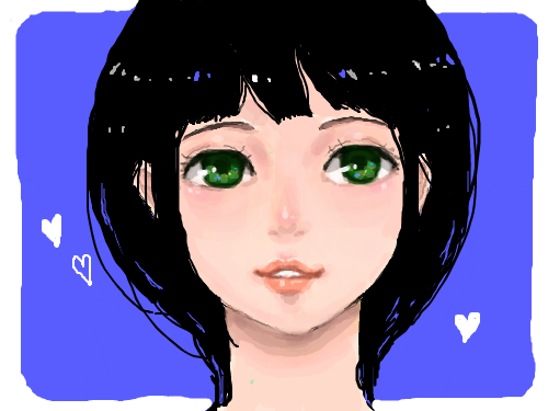 이어그려봤여요~ : 너무 늦어버렸네요ㅎㅎ;;오늘 못잘듯..-_- 스케치판 ,sketchpan