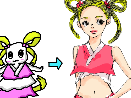 분홍이 : 의인화함 스케치판 ,sketchpan