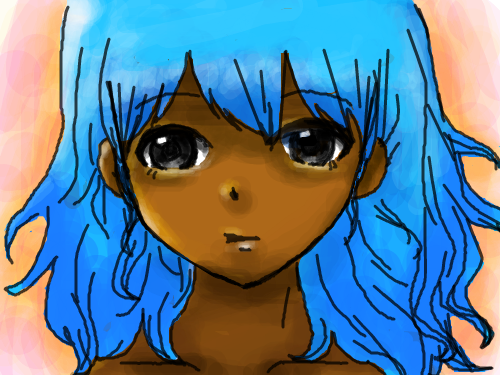 화염의...소녀? : ㅋㅋ 이상한가...??? 스케치판 ,sketchpan