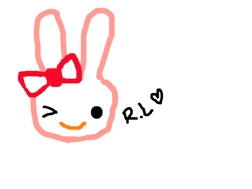 Rabbit : yays. 스케치판 ,sketchpan