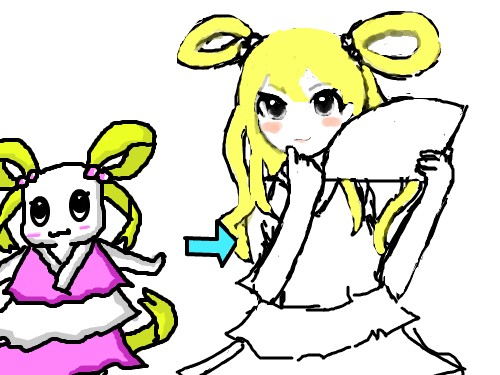 중셉 : 귀찬하다 스케치판 ,sketchpan