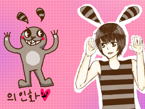 의인화라는이름의절망적인그림 : 네 그런거에요 스케치판 ,sketchpan