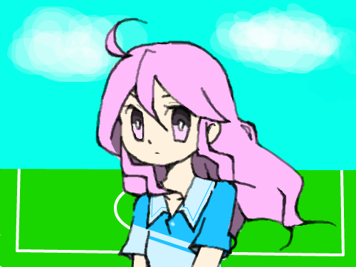 테니스장 : 이뻐요?그럼 골잉줘요 스케치판 ,sketchpan