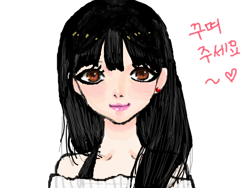 꾸몃으여 : 넹ㅇㅇㅇ 스케치판 ,sketchpan