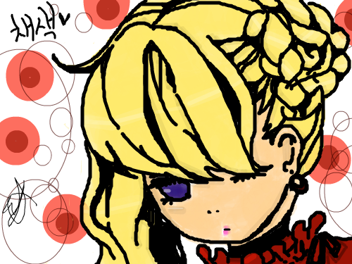 채색 : 왠지 이상한 .. 스케치판 ,sketchpan