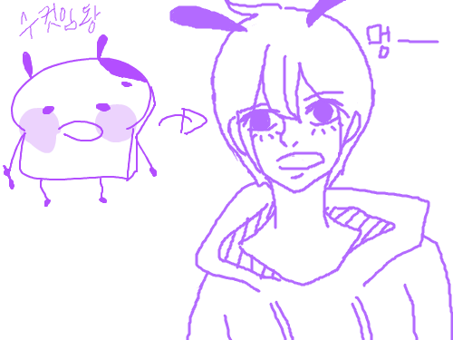 므어어어엉.. : 므어어어어..ㅋㅋ;; 스케치판 ,sketchpan