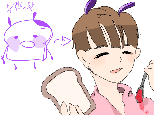 의인화 : 의인화진짜오랜만이라..ㅠㅠ 스케치판 ,sketchpan