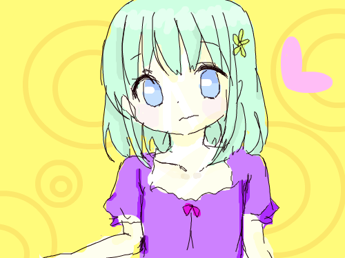 소녀예영 : 배경이 허접...ㅜㅜ 스케치판 ,sketchpan