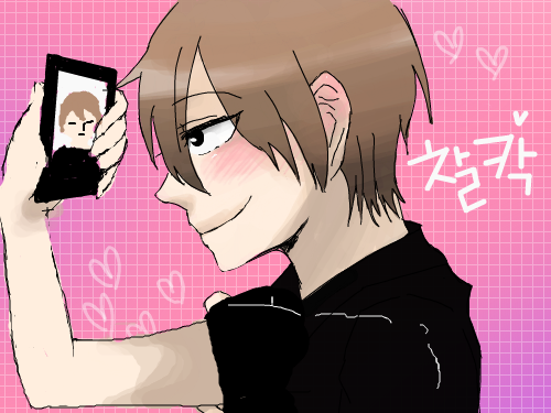 셀카 : 셀카...? 스케치판 ,sketchpan