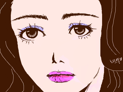 메이크업 예뻐요>?> : 사랑스런 메이크업 스케치판 ,sketchpan