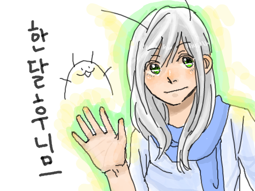 한달후님 의인화 : ㄴ와 정말 못그렸다 나....죄송함ㅁ다...역시 굇수분을 그리면 ㅈ못그려짐ㅁ... 그러케. 의인화를 하지안캣다던 나의 결심은 30분 만에 깨졋다. 스케치판 ,sketchpan