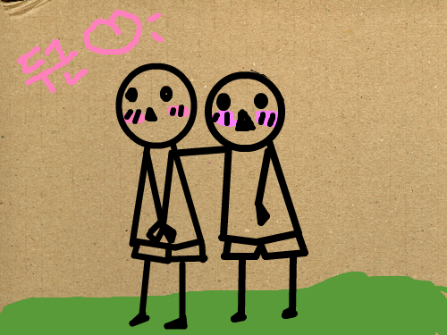 남자친구 만들기!! : ㅎㅎ 쌍둥이 스케치판 ,sketchpan