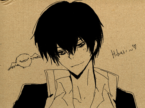 풍기위원장 : 가정교사 히트맨 리본-히바리 쿄야 스케치판 ,sketchpan