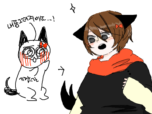 기찻길님 의인화 :        헿 스케치판 ,sketchpan