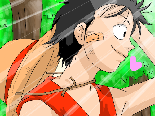 luffy : luffy~!! 스케치판 ,sketchpan