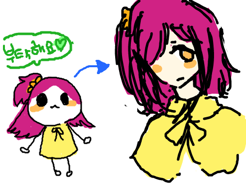 자캐 귀엽긔 : 뿅뿅뿅뿅뿅!! 스케치판 ,sketchpan