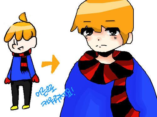 동안이에요 : 난 어른이 맞습니다 스케치판 ,sketchpan