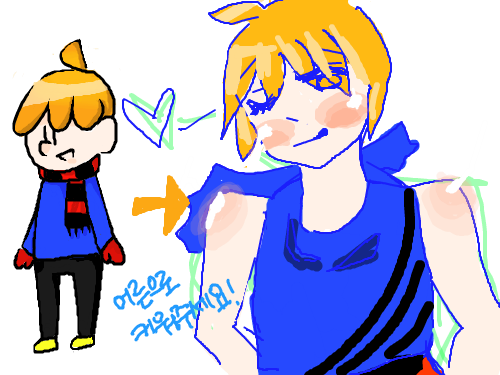 여자였어?! : ㄴㄴ게이였어~ 스케치판 ,sketchpan