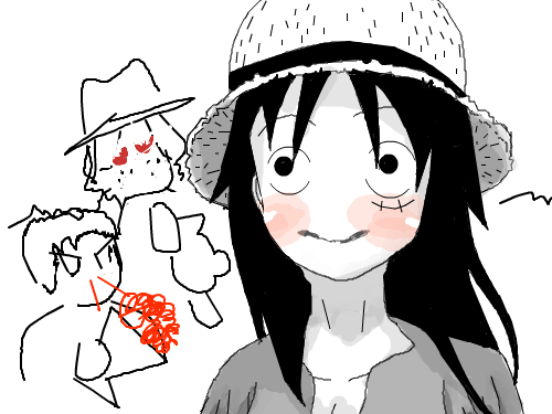 남자들은 울고가네 유치하게- : ㅋ얼굴이 길어서 줄였어요~~ 스케치판 ,sketchpan