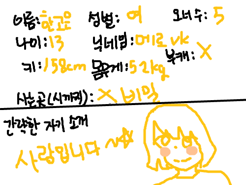 프로필 : 오너수가 뭐에요? 스케치판 ,sketchpan