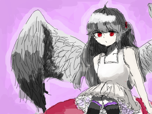 타락천사 : 손에 경련이... 스케치판 ,sketchpan