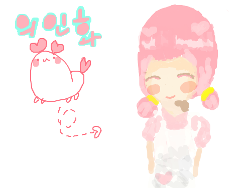 무테는 처음해봤어여 : 무테첫작! 스케치판 ,sketchpan