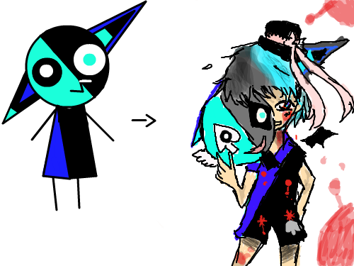 ㅇ..이쁘네여 ㅇㅅㅇ : ㅇ..음??  자기전에그린,. 하하.. 날개는 보너스 ^^ 모자도.. 보너스..내가그린거중젤잘그린듯 스케치판 ,sketchpan