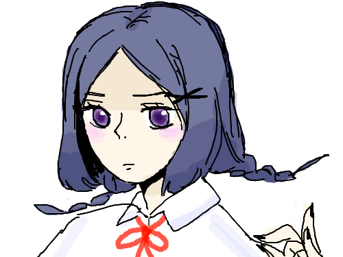 블루블랙 : 으로 염색하고 싶당 스케치판 ,sketchpan